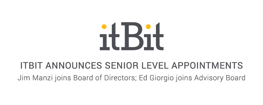 Press-Release-ITBIT-ANNOUNCES-SENIOR-LEVEL-APPOINTMENTS--Jim-Manzi-joins-Board-of-Directors-Ed-Giorgio-joins-Advisory-Board